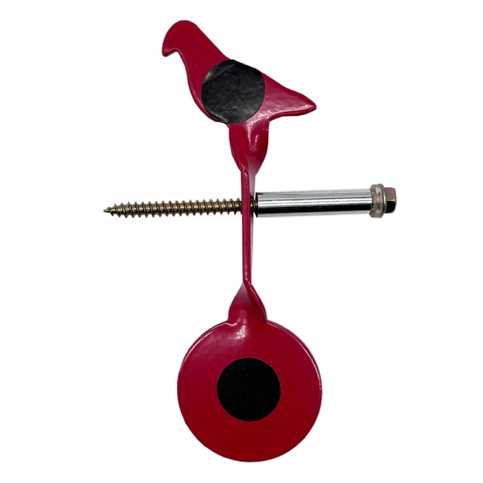 Red Bird Shape Shooting Target Auto Resetting Spinner Resetting Target for Hunting Practice