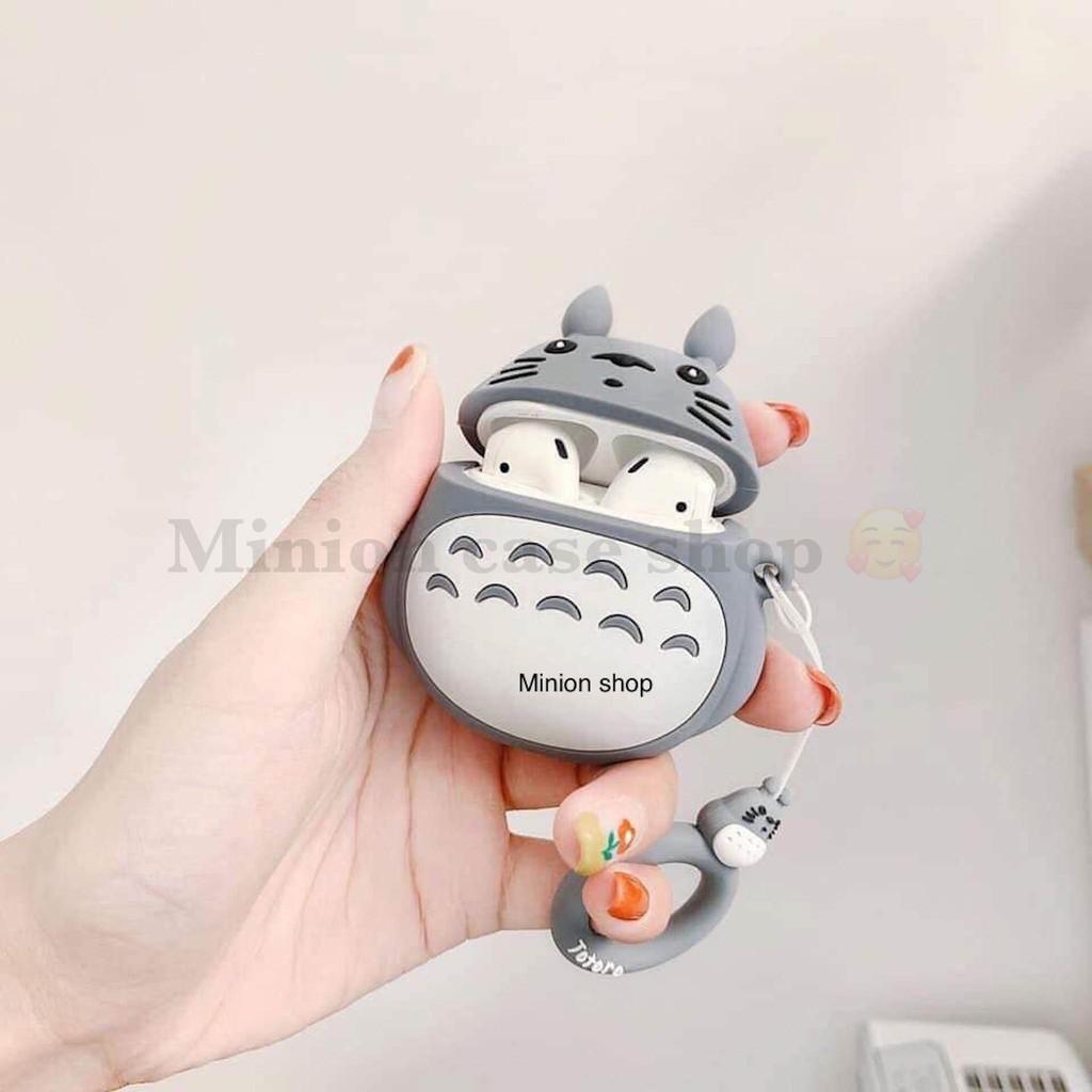 Bao Case Ốp dành cho airpod 1 và 2 và airpod pro silicon 3D TOTORO cao cấp