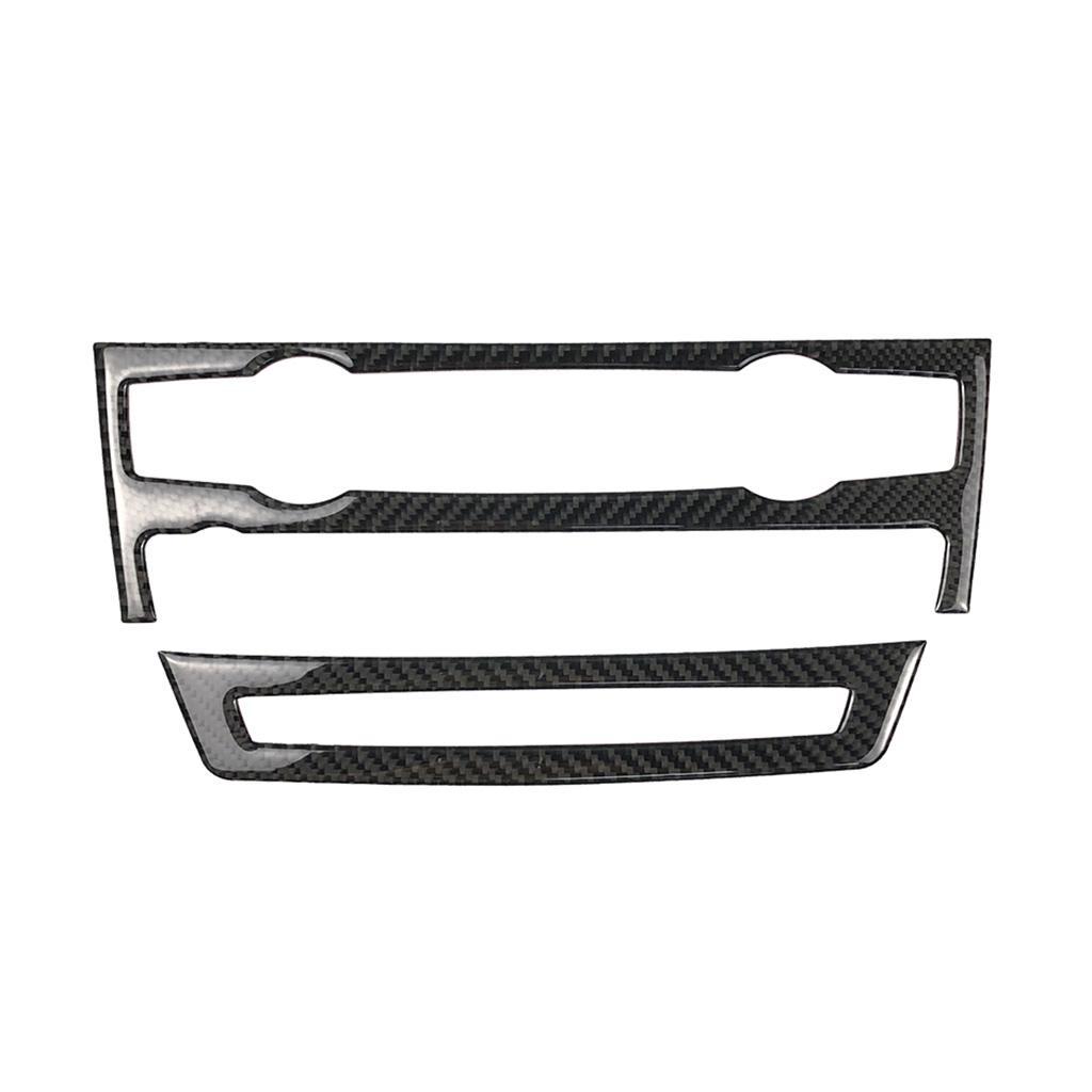 Carbon Fiber Inner Control Gear Shift Box Panel Covers For BMW E70 E71 X5 X6