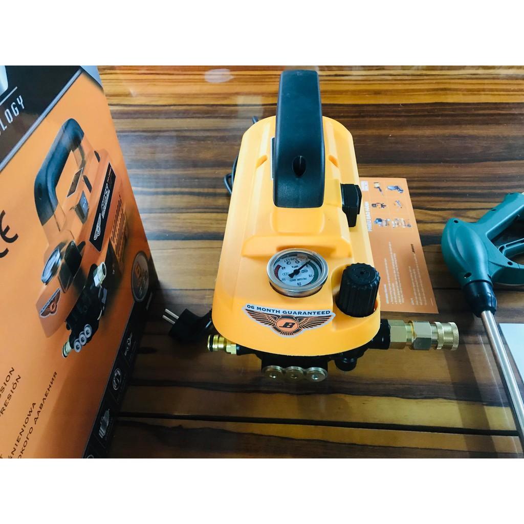 MÁY RỬA XE ÁP LỰC CAO BOSS 2500W JAPAN THẾ HỆ MỚI 2020 CÓ CHỈNH ÁP SIÊU MẠNH CHÍNH HÃNG BH 1 NĂM