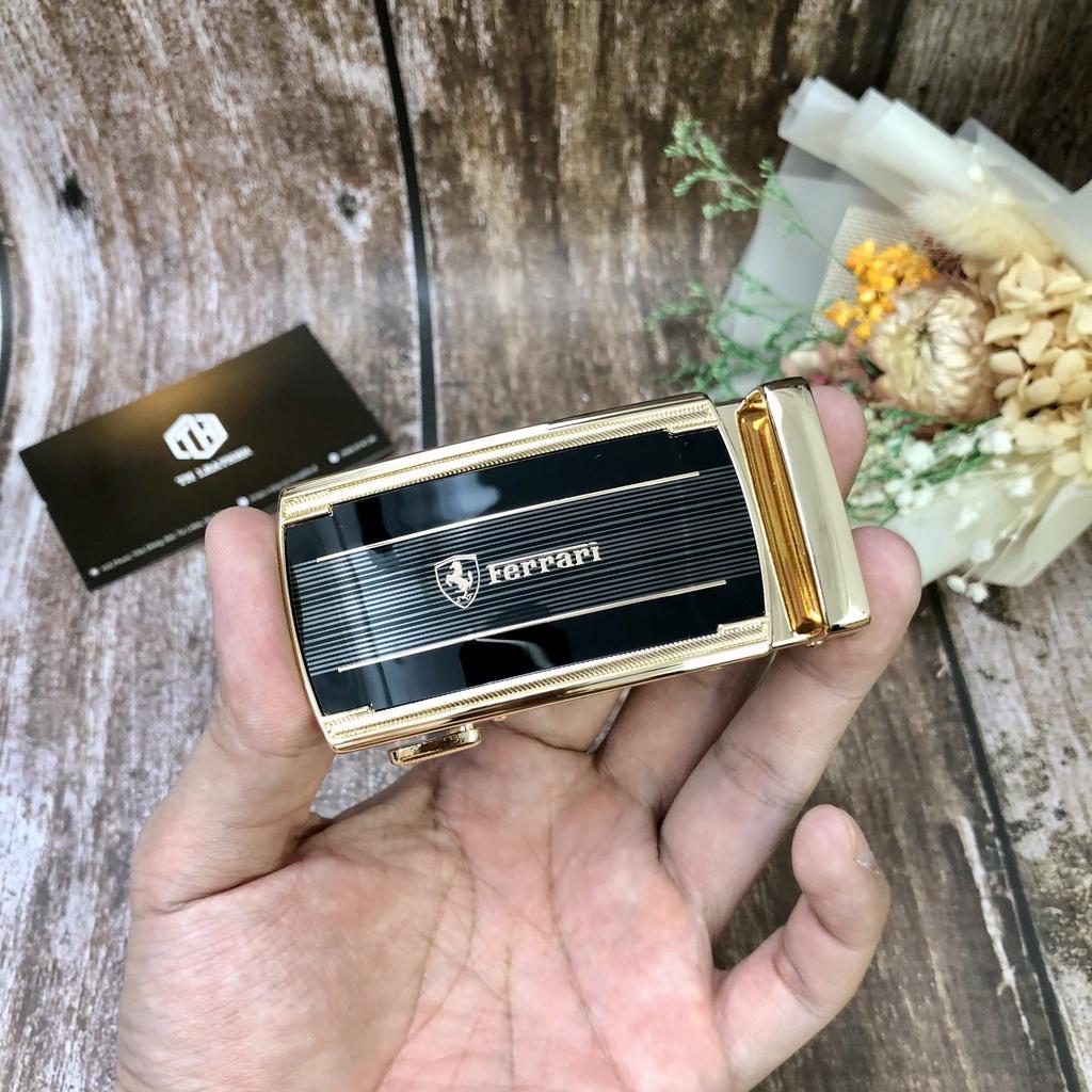 Đầu Khóa Thắt Lưng Khóa Tự Động, Mặt Dây Nịt Nam Khóa Tỳ Hợp Kim Sang Trọng 3.5 cm Xe Hơi