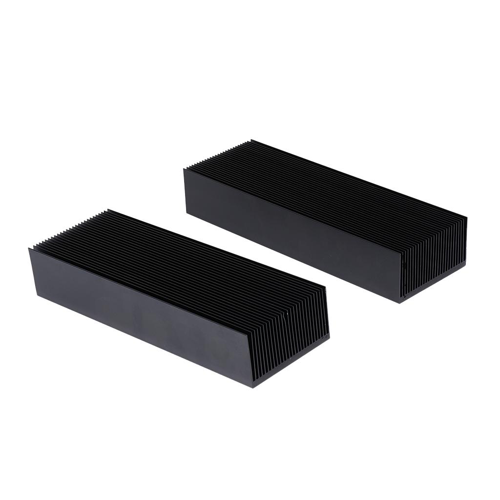 2Pcs Aluminum Heat Sink Heatsink Cooling DIY Cooler Fin Radiator for LED