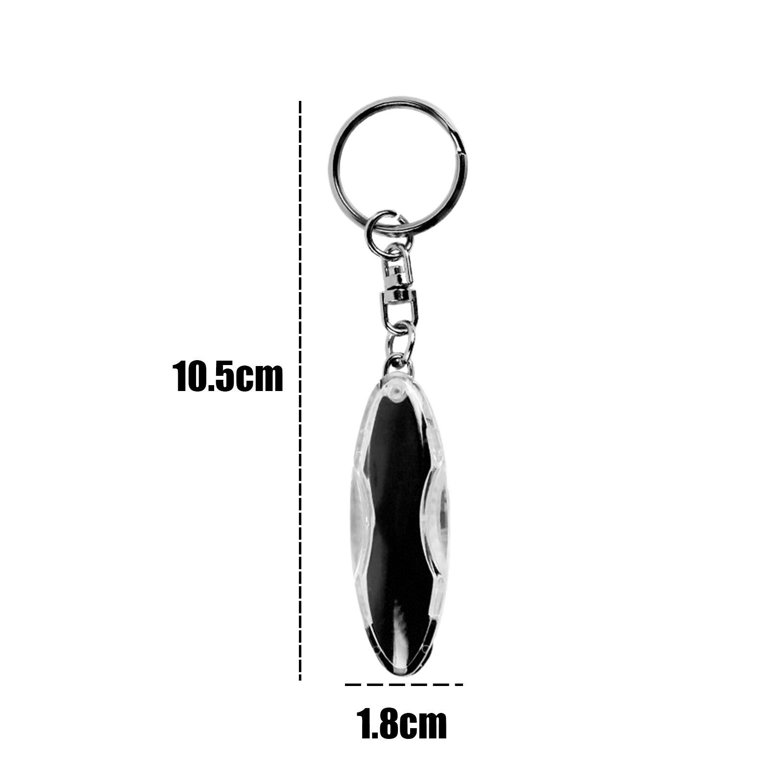 Anti Static Key Chain Human Body Car Static Releaser for Daily Use Black