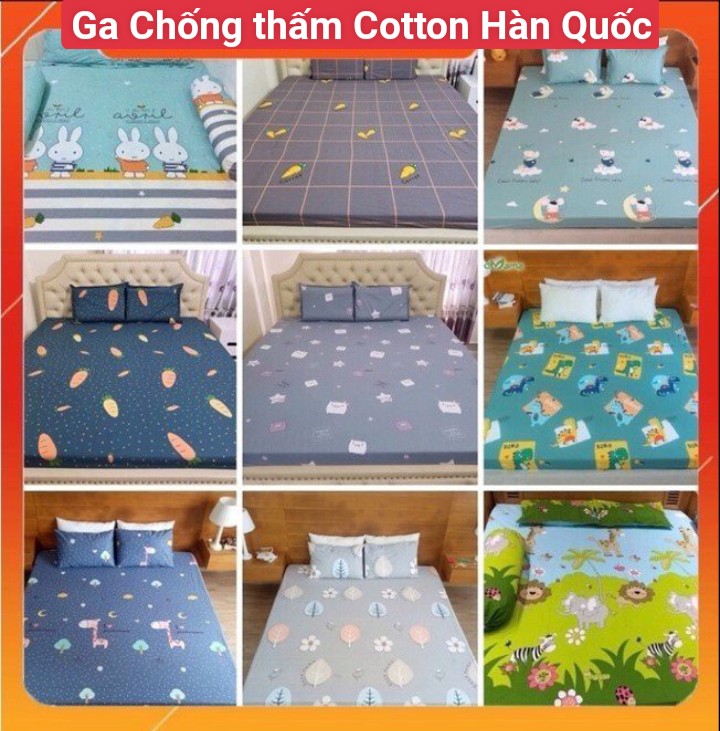 Ga Chống Thấm Cotton NANO Kháng Khuẩn Loại 1, Ga Chống Thấm Cotton NANO Hàng Loại 1
