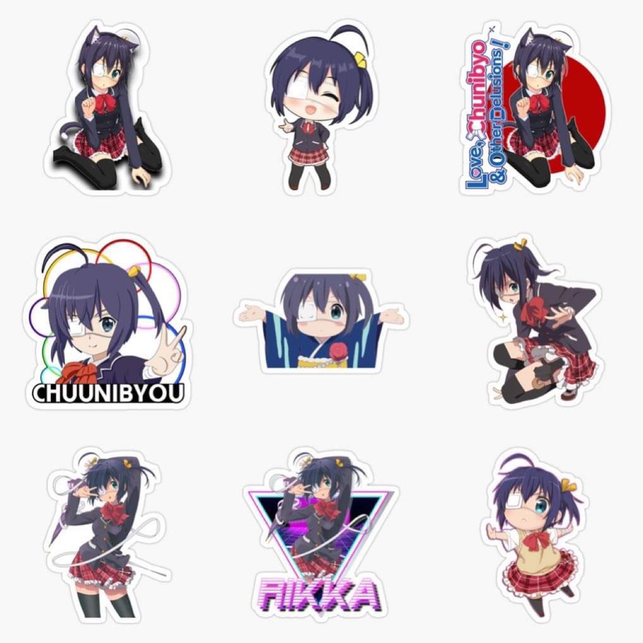 Sticker Chuunibyou Set 30