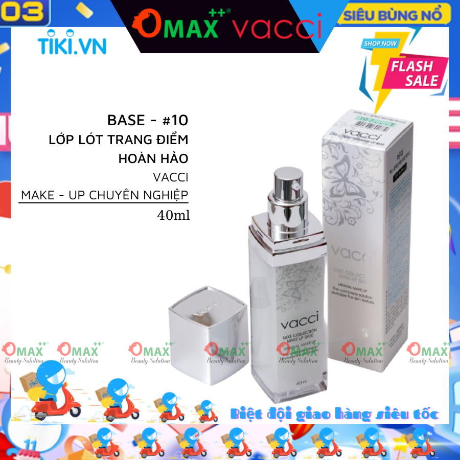 Kem Lót Trang Điểm Cao Cấp Trắng Da VACCI (40ml)