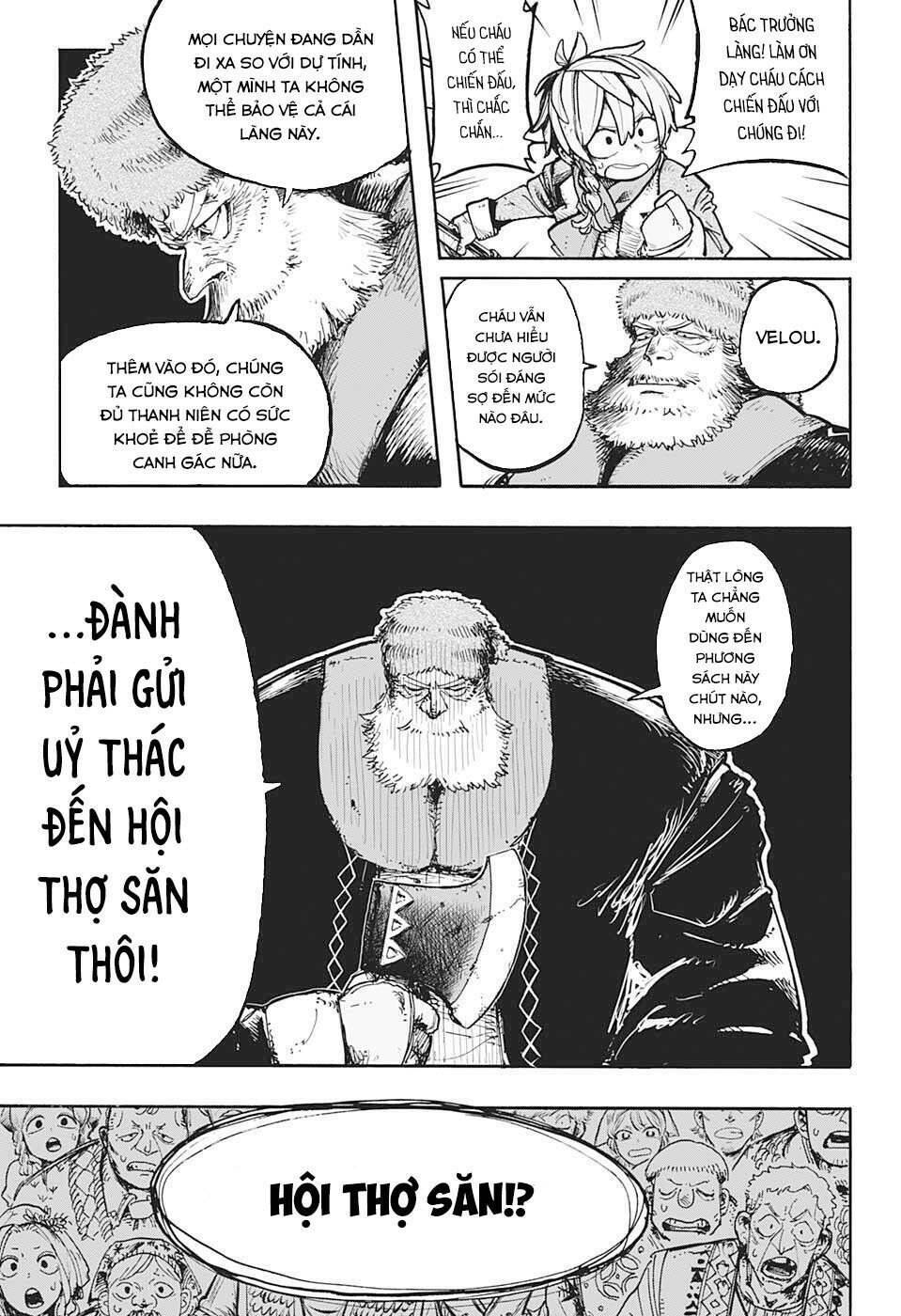 hội thợ săn: khăn đỏ chapter 1 10