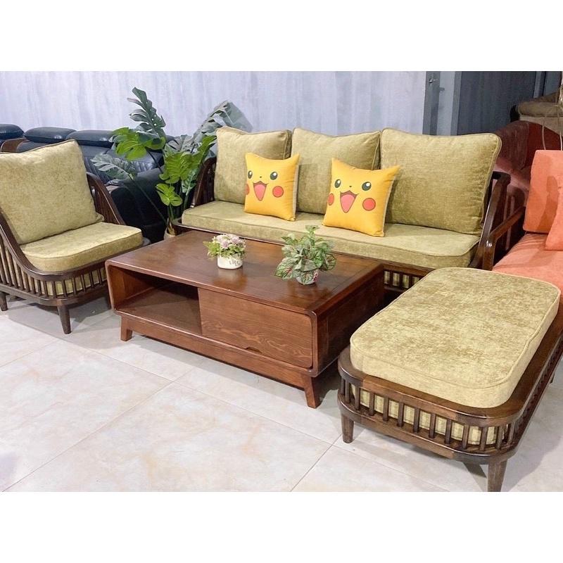 Sofa nệm gỗ hiện đại cao cấp