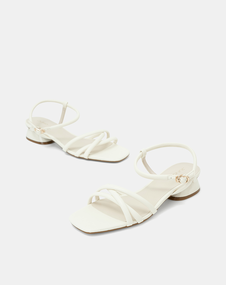 Giày Sandal Nữ 3cm Thời Trang JUNO Dây Tròn SD03069