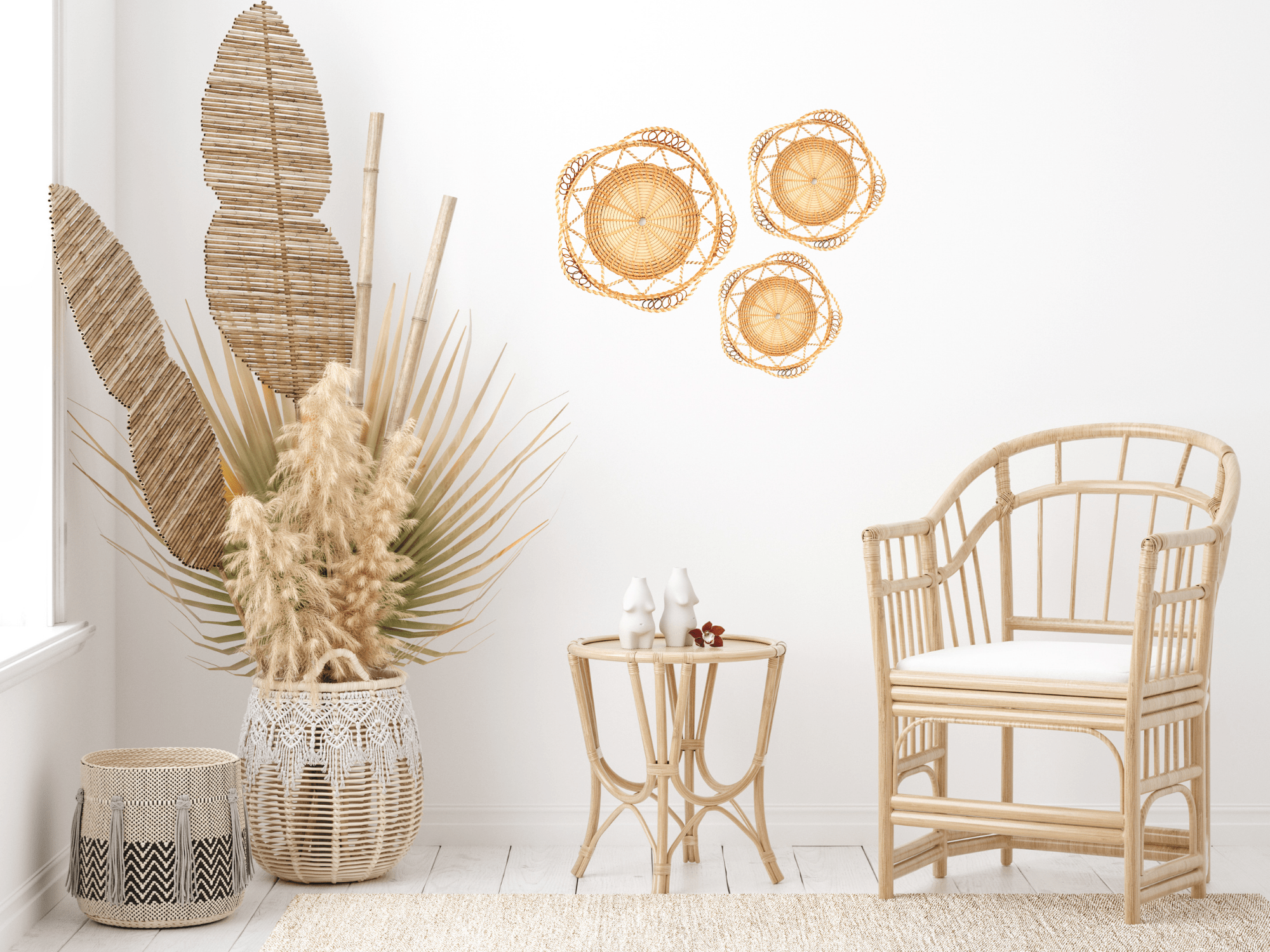 Bộ rổ mây tre đan Harmony 8
