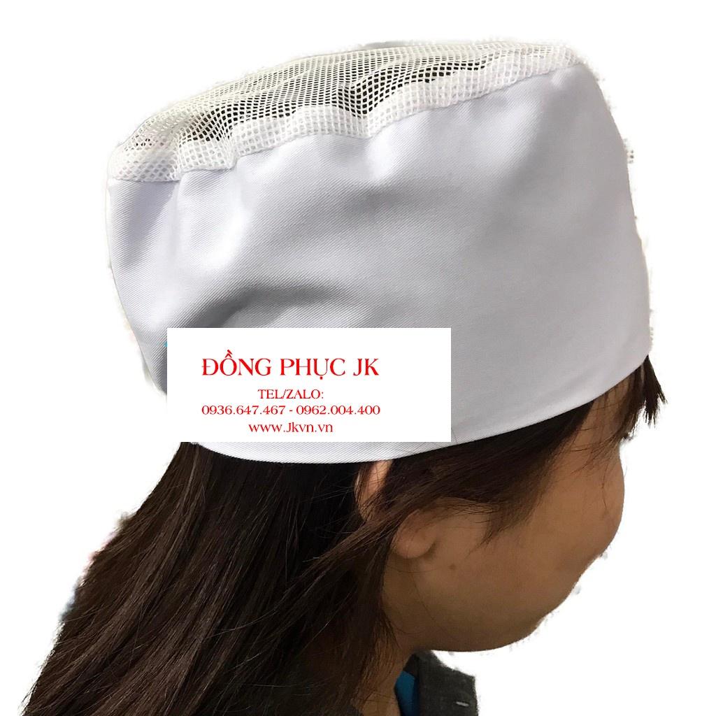 Nón dành cho phụ bếp CÓ LƯỚI TRÊN CHÓP