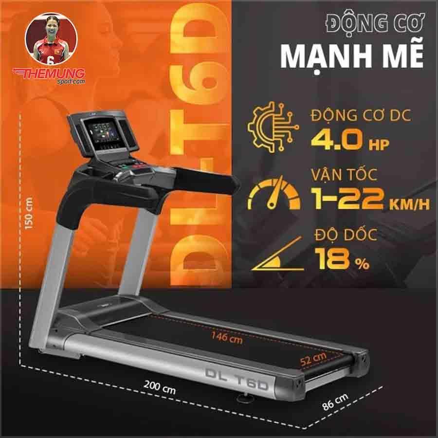 Máy chạy bộ điện DL-T6D