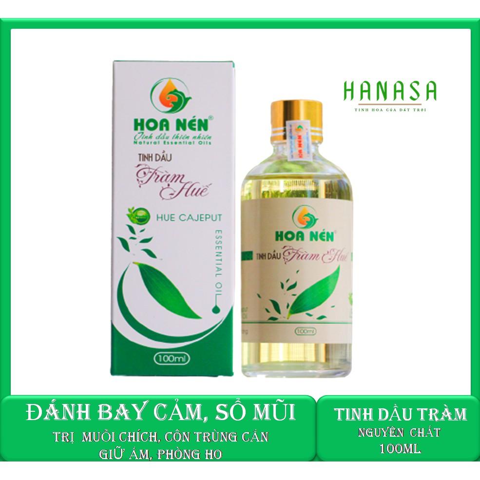 TINH DẦU TRÀM HOA NÉN 100ml nguyên chất 100% giữ ấm, đánh bay cảm, sổ mũi, an toàn cho bé