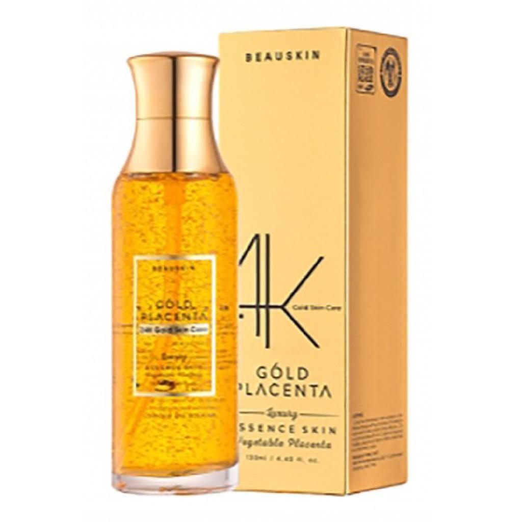 Nước Hoa Hồng BEAUSKIN Placenta Gold Luxury 24k 130ml Làm Sạch Da, Se Khít Lỗ Chân Lông - BSTN0700210