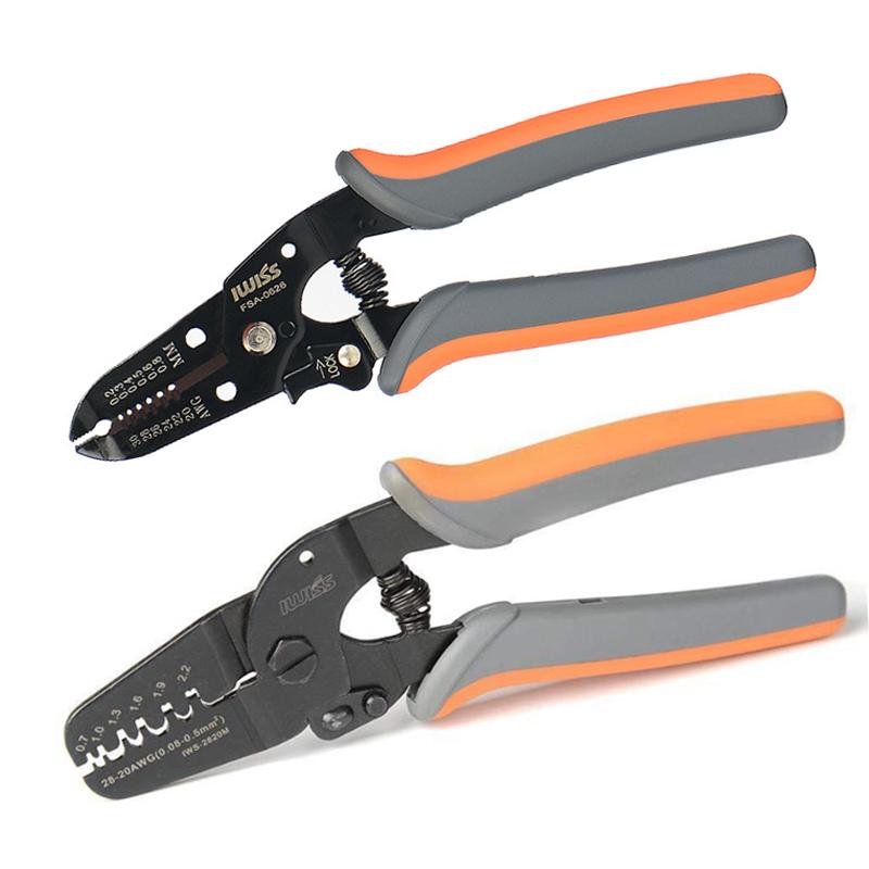 IWISS Mini Micro Open Crimper Công cụ IWS-2820 để uốn cong 28-20awg Jam, Molex, Tyco, Terminals và đầu nối JST