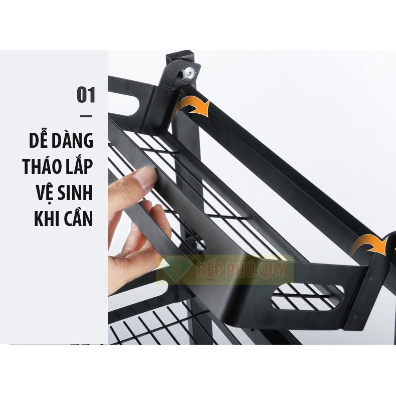 Kệ Gia Vị 3 Tầng Đa Năng nhà bếp thông minh thép sơn 3 lớp sắp xếp gọn gàng