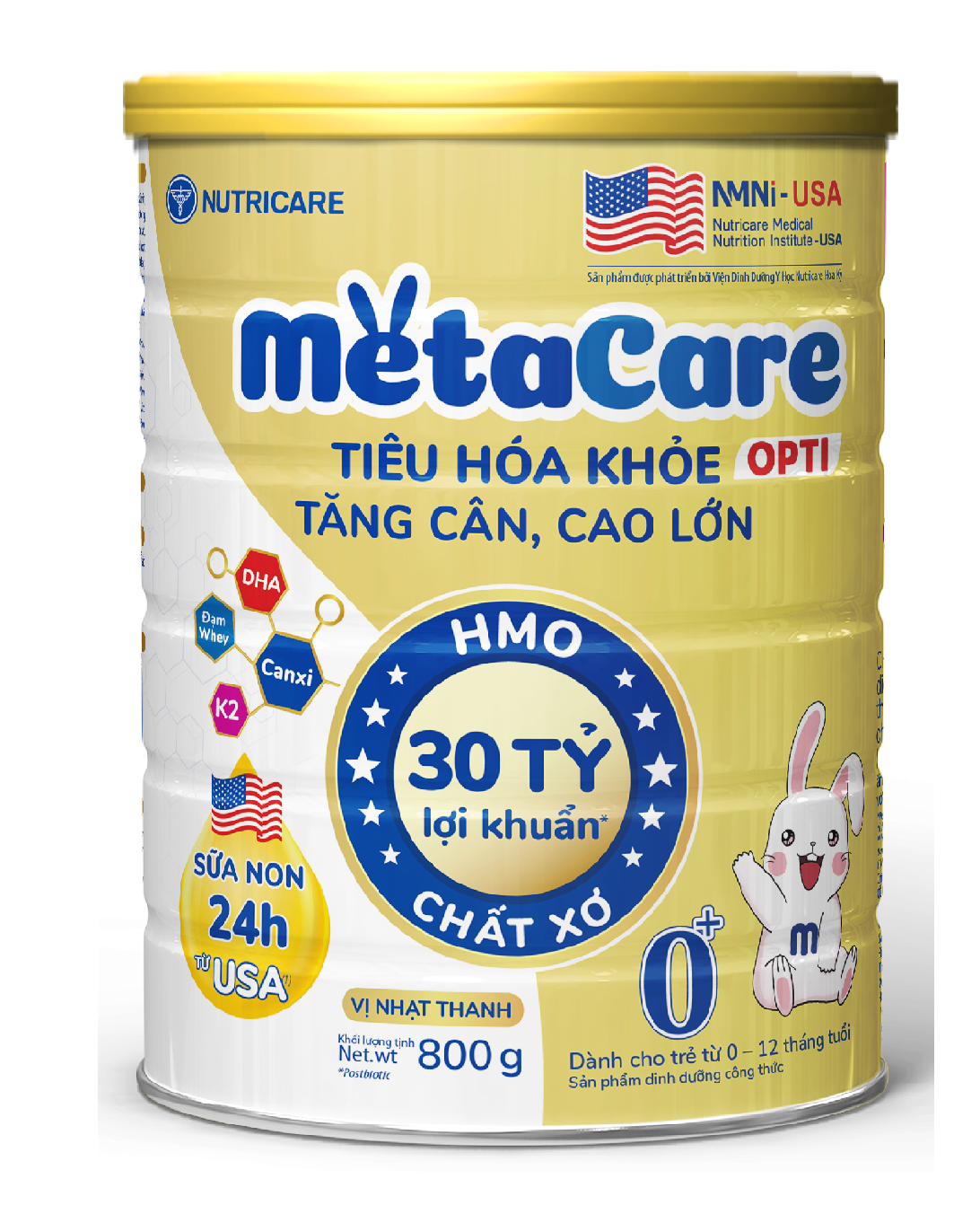 Sữa công thức MetaCare Opti 0+ lon 800g
