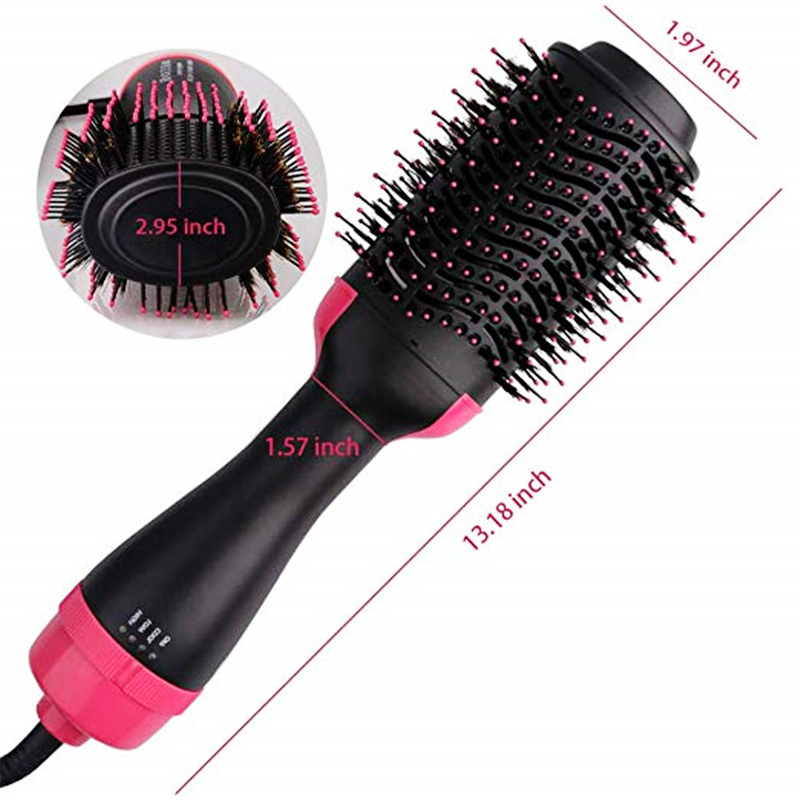 3 IN 1 One Step Hair Dryer Volumizer Electric Blow Dryer Hot Air Brush Hair Straightener Curler Comb Hair Dryer And Styler