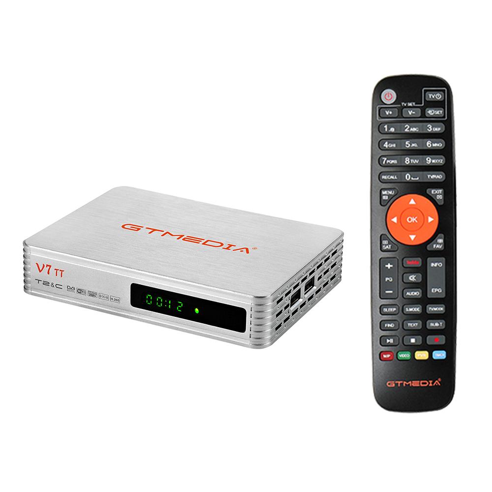 Bộ thu truyền hình GTMEDIA V7 TT 1080P Full HD DVB-T / T2 / Cable / J.83B Hỗ trợ đa PLP USB PVR Ready - US Plug