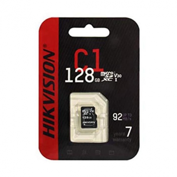 Thẻ Nhớ Micro SD Hikvision 128Gb - 92MB/s Class 10, Thẻ nhớ camera, Thẻ nhớ điện thoại - hàng chính hãng