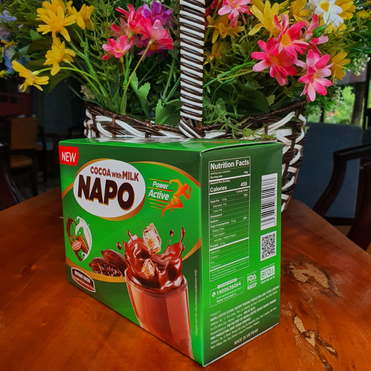 Cacao Hòa Tan Sữa Đá Napoli Coffee 22g/gói - Cung Cấp Năng Lượng Cho Buổi Sáng