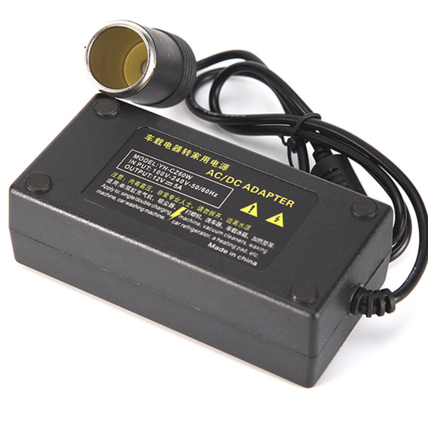 Bộ Chuyển Đổi 220V SANG 12V, dòng ổn định, sử dụng để bơm nệm hơi ô tô