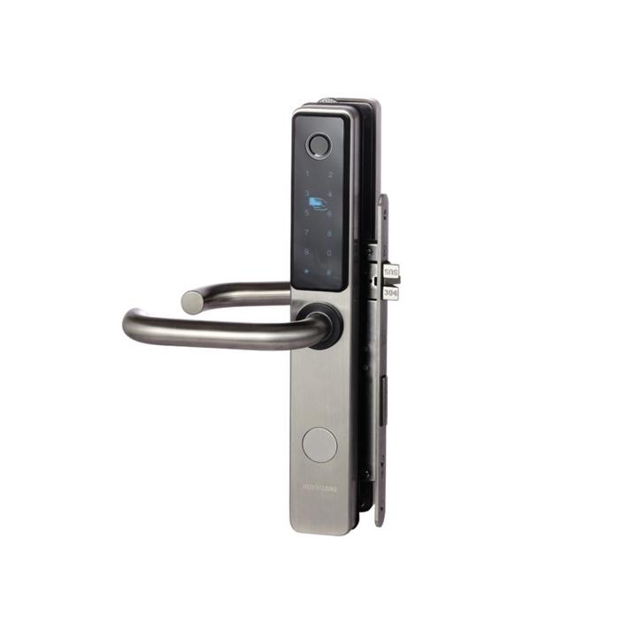 Bộ khoá điện tử thông minh 4 chức năng cửa nhôm xingfa huy hoàng