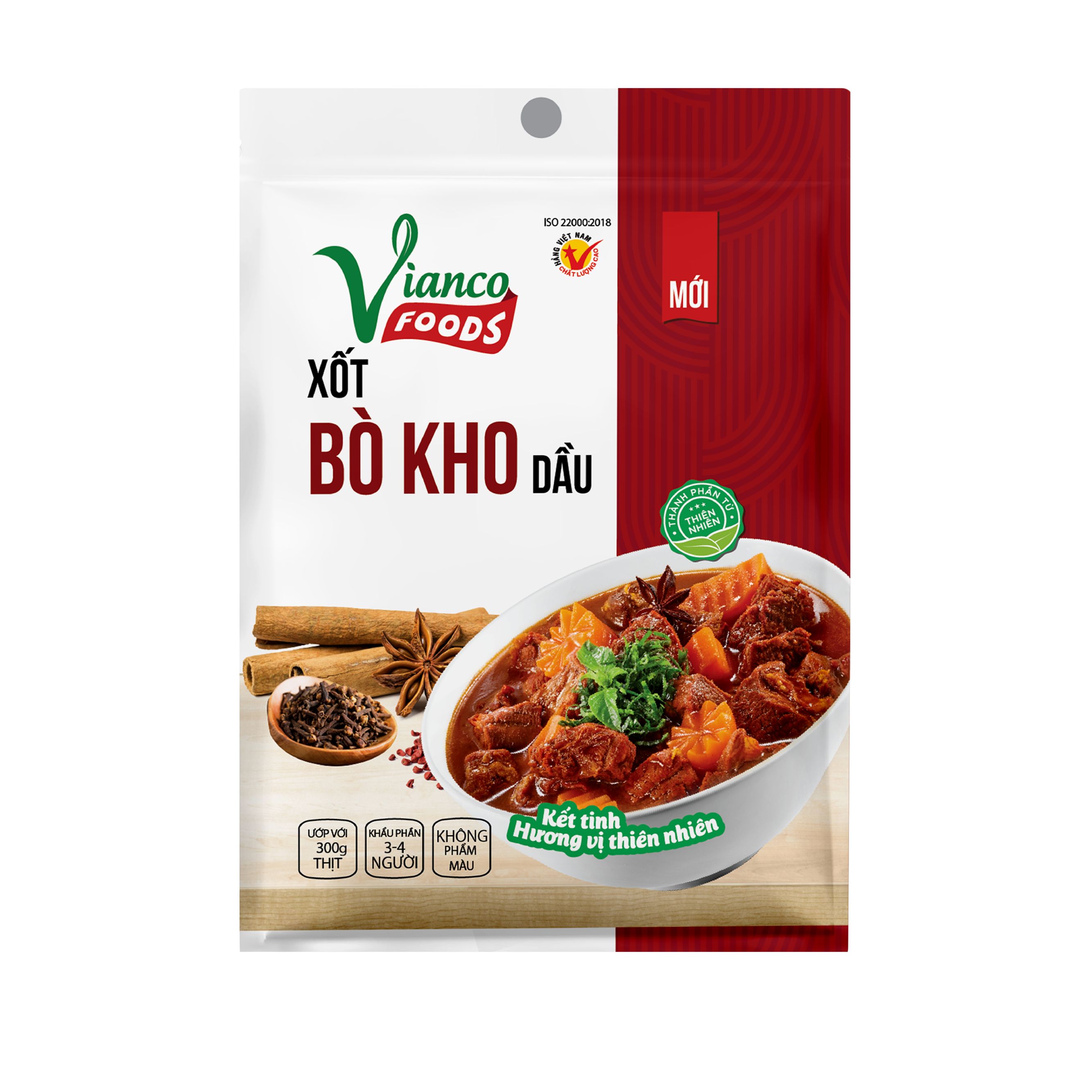 Combo 3 gói Xốt Bò Kho Dầu Việt Ấn 18gr (18gr/gói)