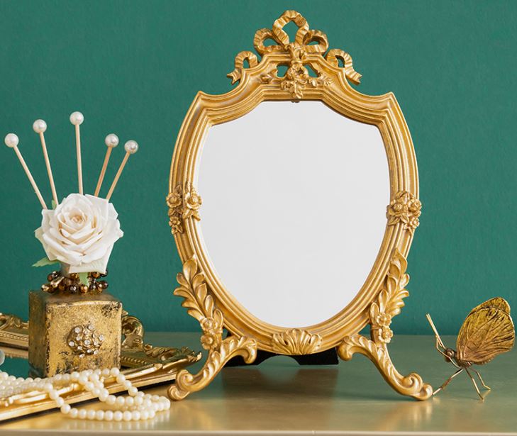 Gương hoàng gia trang trí treo tường, để bàn phong cách Royal