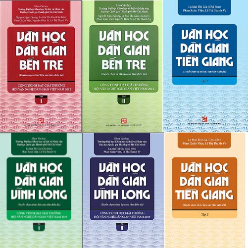 Bộ Sách Văn Học Dân Gian (Tiền Giang - Vĩnh Long - Bến Tre)