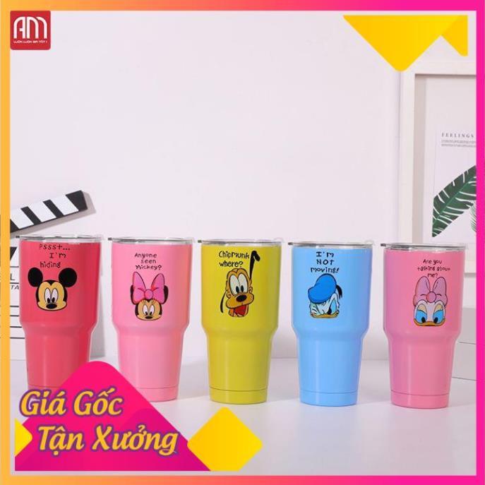 Bình Giữ Nhiệt 3D 900ml Nhiều Hình Kèm 2 Ống Hút, 1 Cọ Rửa, 1 Túi Đựng TP'S