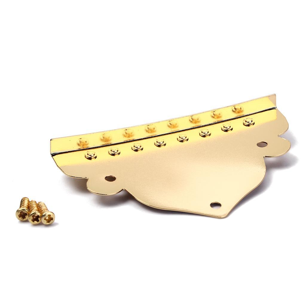 8 String Mandolin Tailpiece with Screws for Mandolin Gold