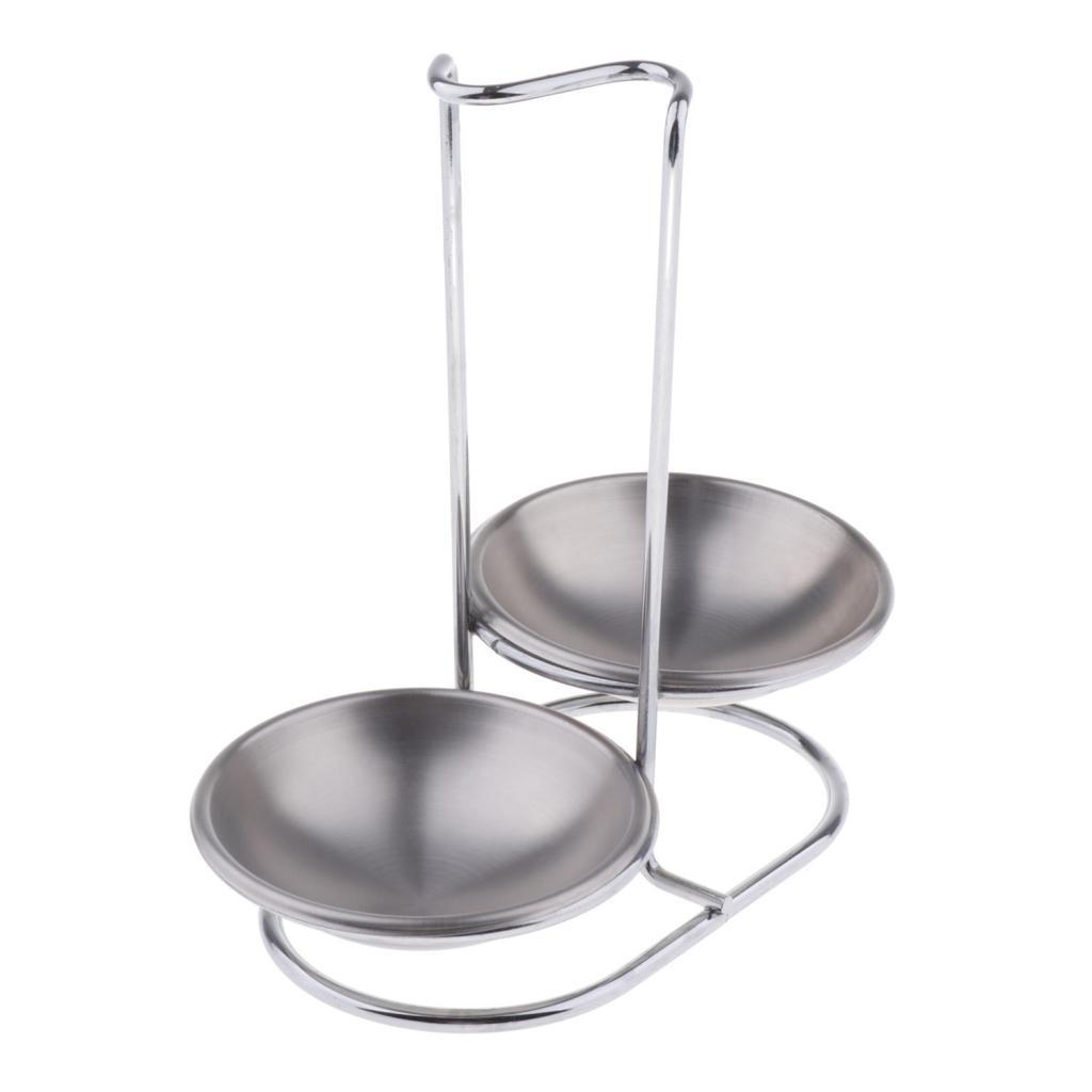 16cm&20cm Stainless Steel Skimmer Spider Fry Pasta + Spoon Holder