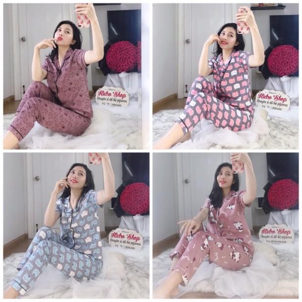 Bộ Ngủ Pijama Dài Form Dưới