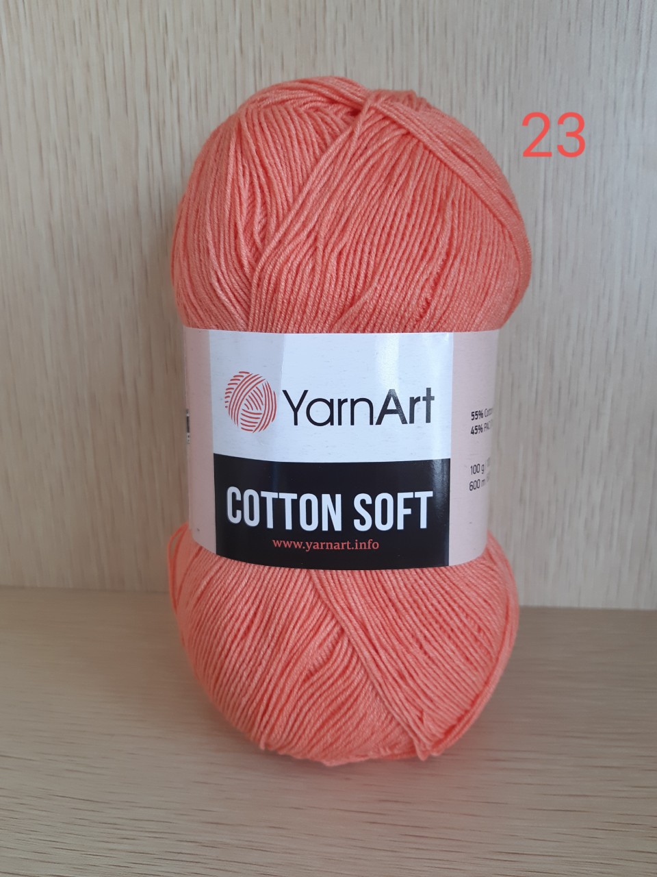 Len Cotton Soft nhập khẩu từ Yarnart, đan móc áo, váy, túi, nón