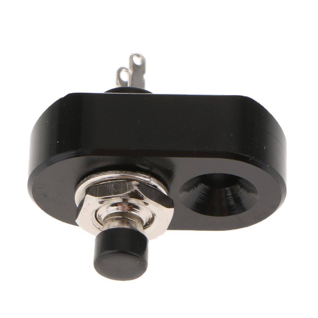 Motorcycle Handlebar Aluminum Stop Start Kill Switch Button Black