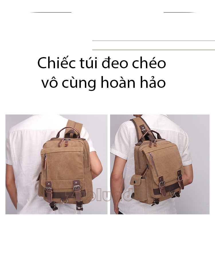 Túi đeo chéo nam nữ siêu đẹp mã 8596 - xanh