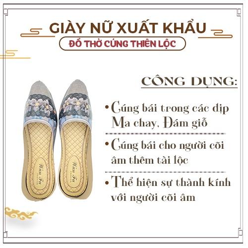 Giầy Nữ Giấy Cao Cấp Xuất Khẩu Hàng Mã Đồ Thờ Cúng Thiên Lộc