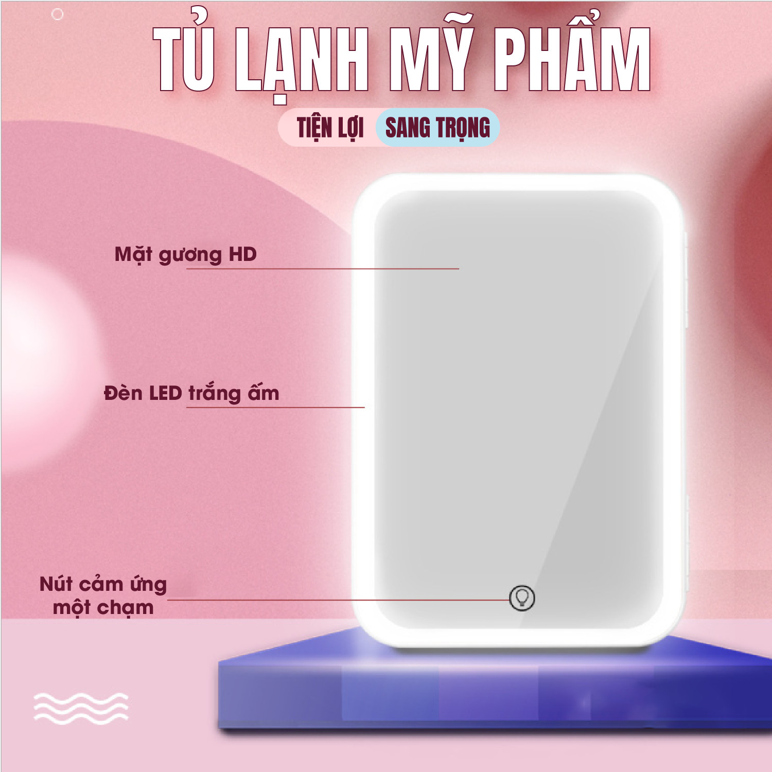 Tủ lạnh đựng mỹ phẩm