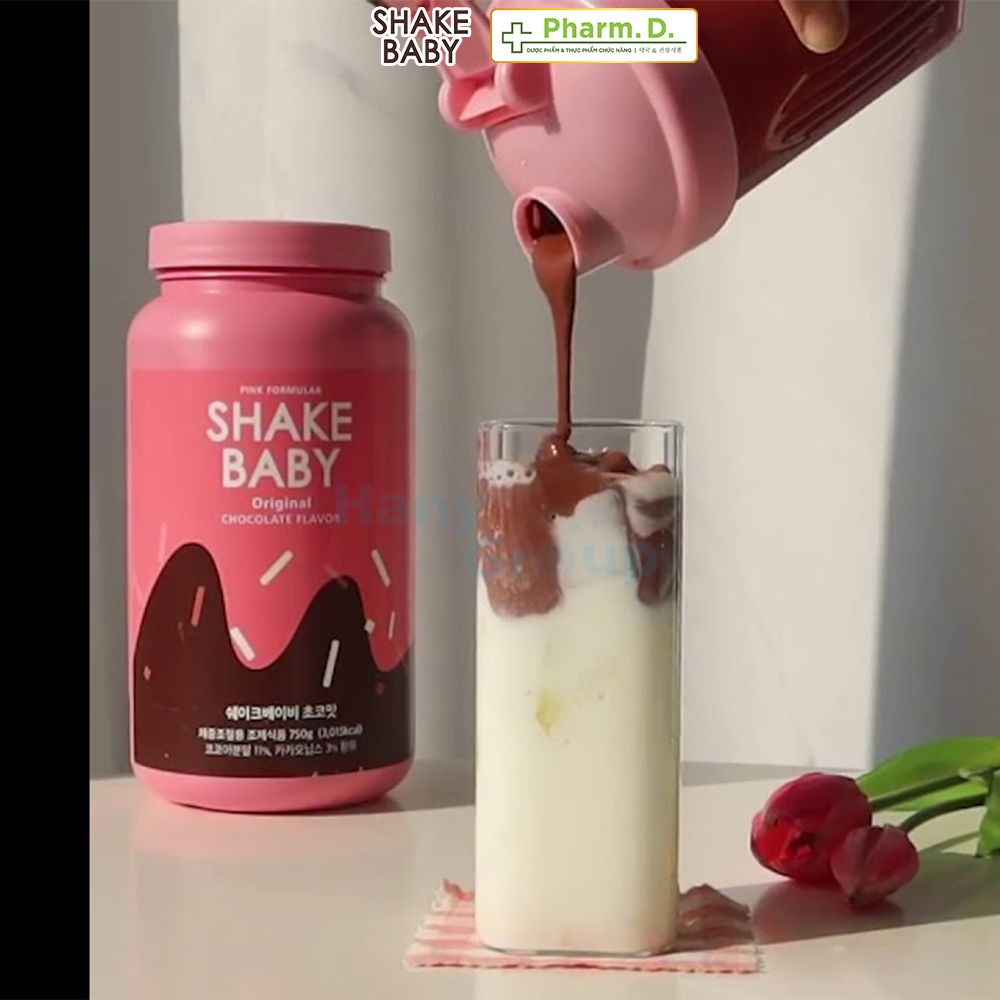Bột ngũ cốc ăn kiêng Shake Baby giúp hỗ trợ kiểm soát cân nặng, cải thiện vóc dáng từ Hàn Quốc (750g)