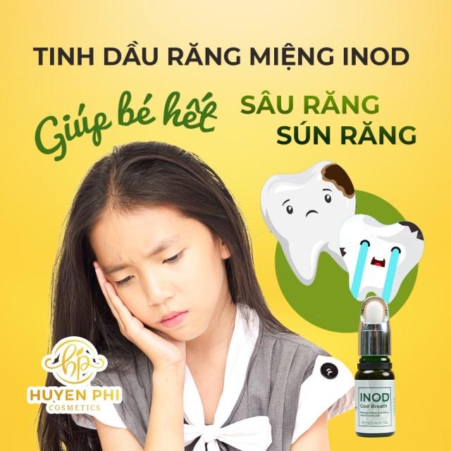 Combo 2 serum INOD Huyền Phi dung tích tổng 15ml khử hôi nách, hôi miệng, hôi chân