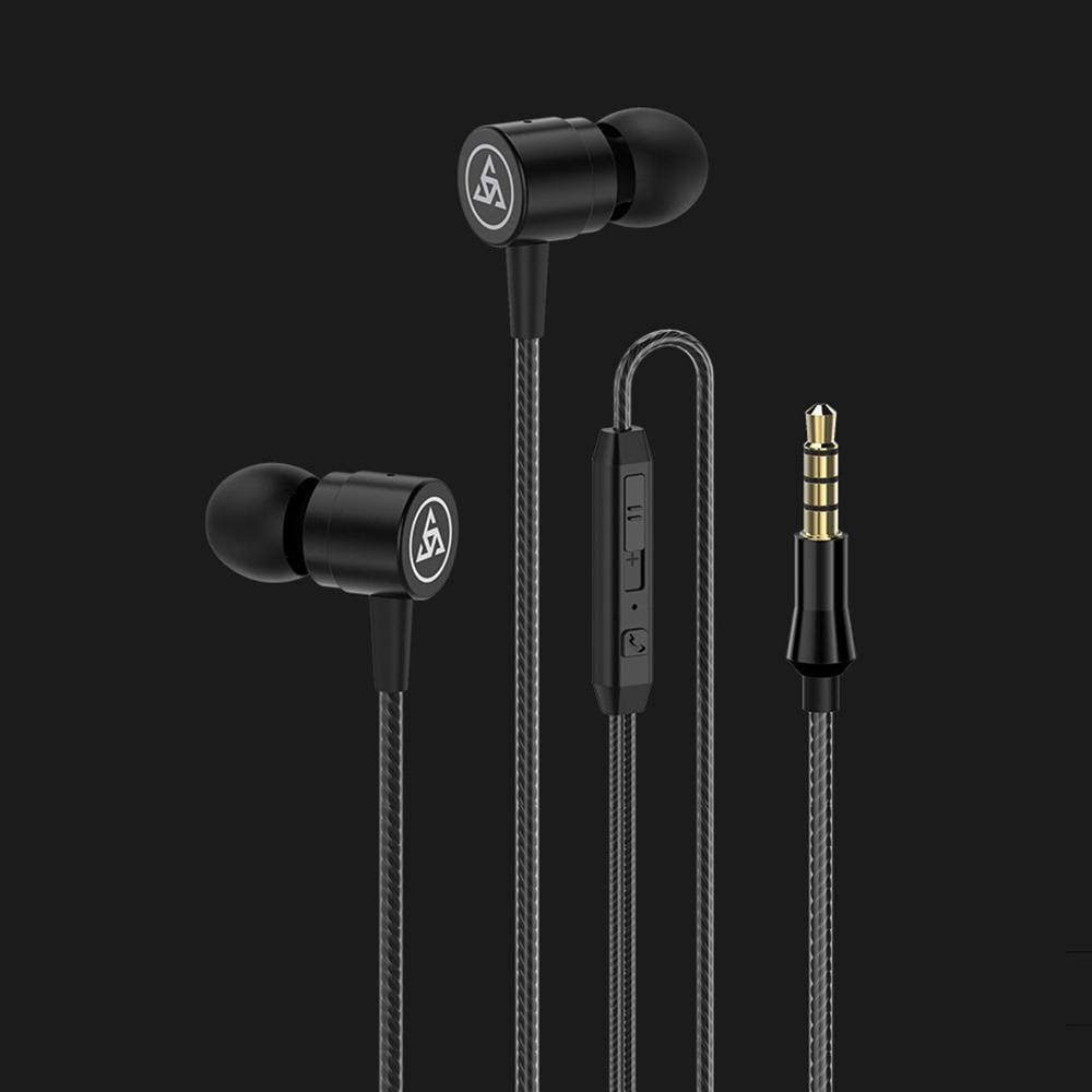 Tai nghe có dây 3,5 mm Điều chỉnh âm lượng bằng micrô PTM D1