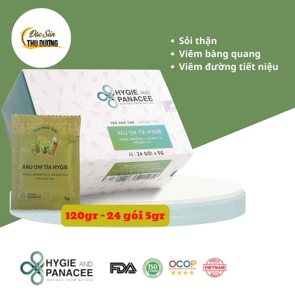 Trà Rau Om Tía Hygie 250g thanh nhiệt, giải độc, detox cơ thể