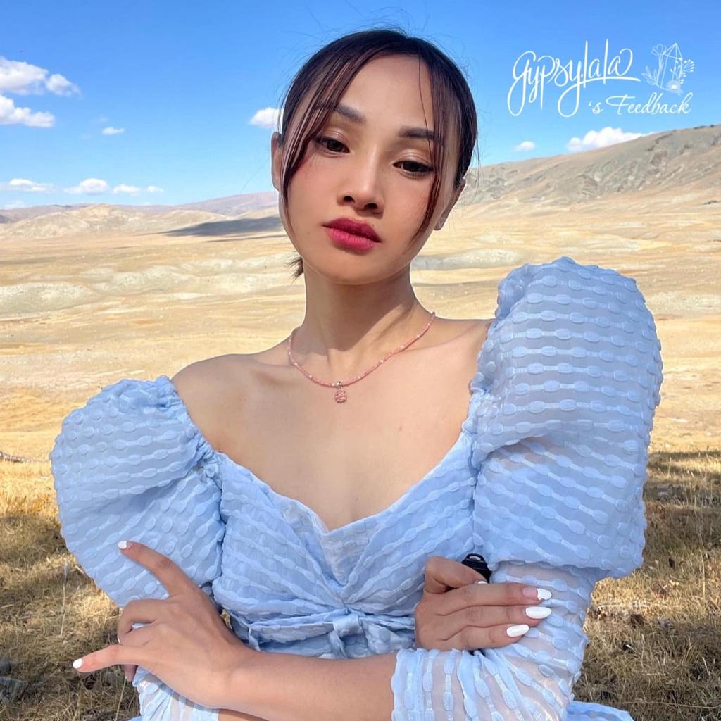 Dây Chuyền Mini Hồ Ly XXS bọc bạc nhiều màu SP004656 Gypsy.lala
