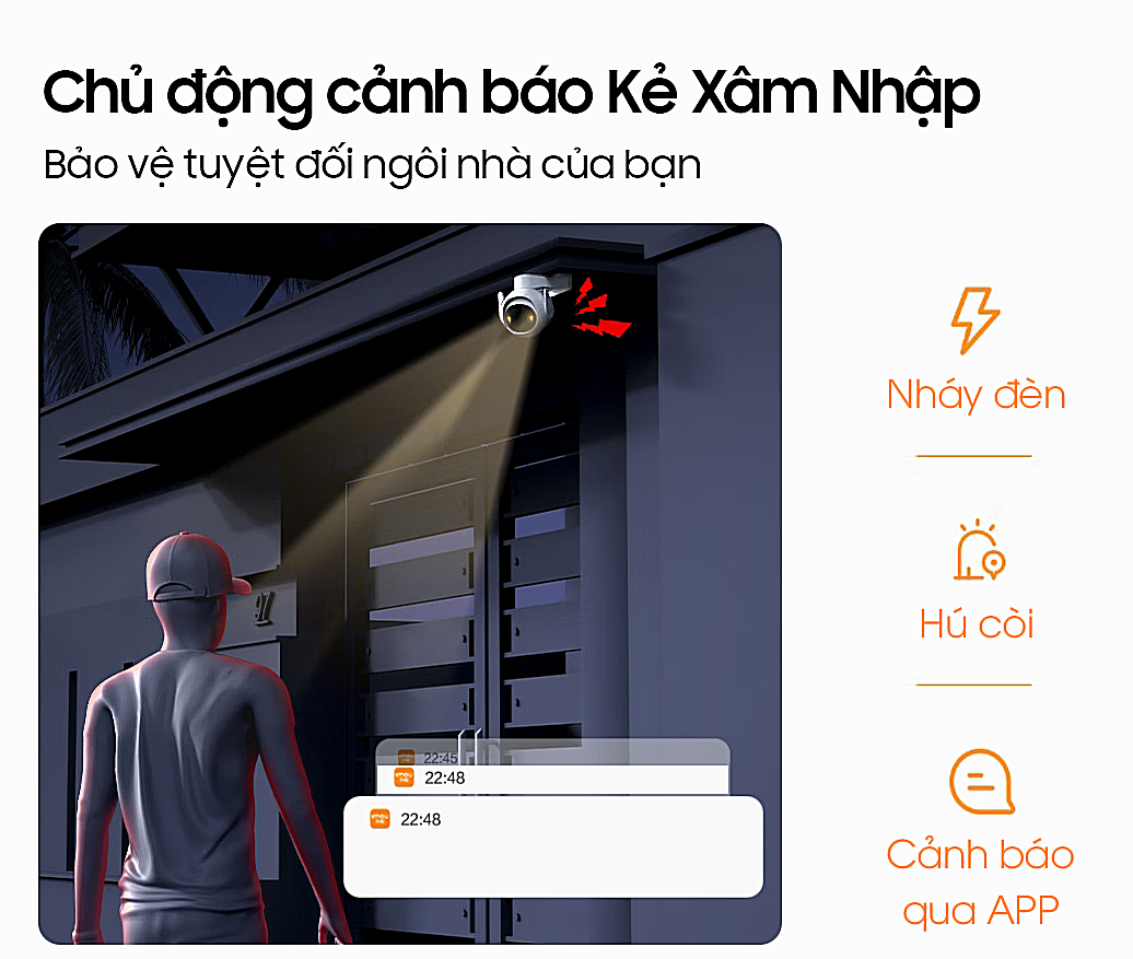 Camera IP Wifi IMOU Cruiser GS7EP 3MP và 5MP có màu ban đêm, đàm thoại 2 chiều - Hàng chính hãng