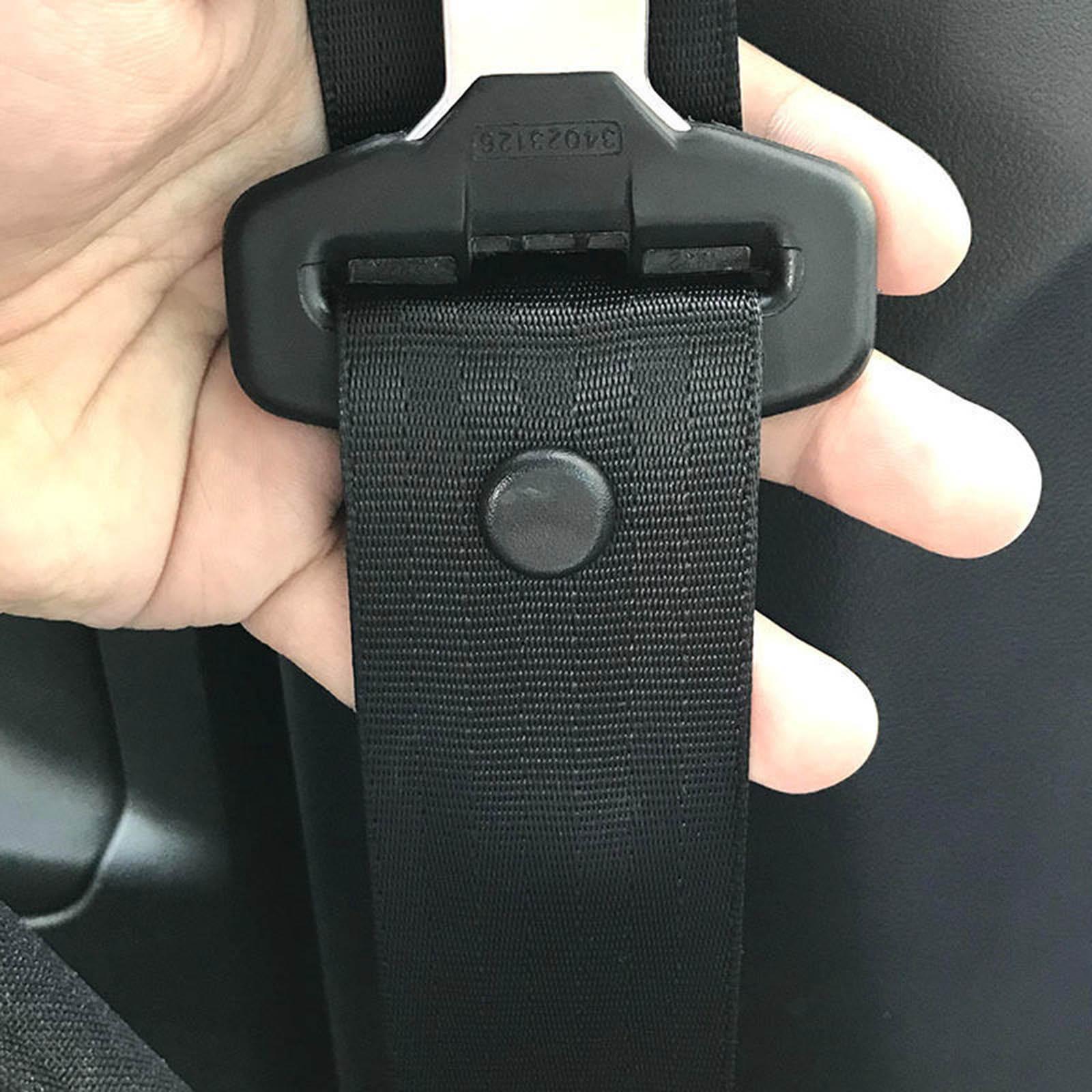 Seat Belt Stop Buttons Prevent Seat Belt Buckle from Sliding Down Belt
