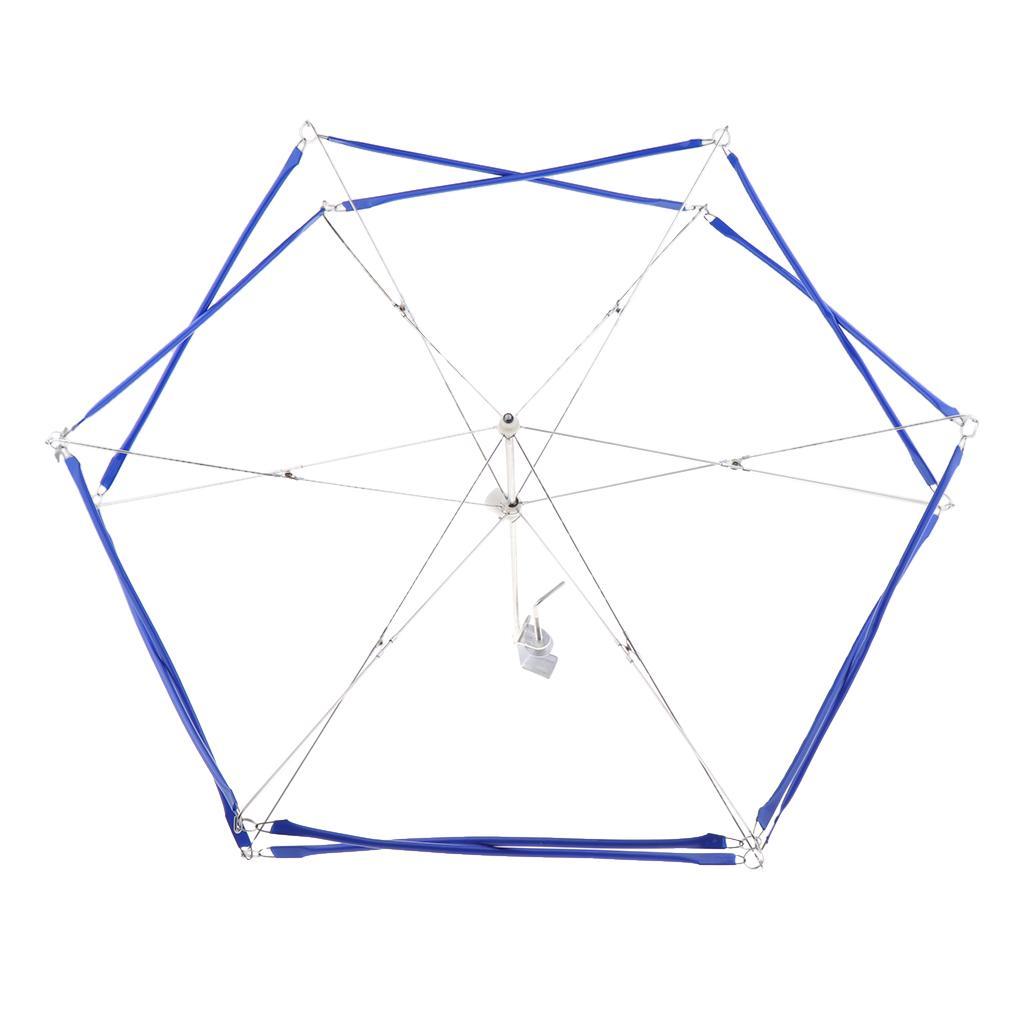 16.54inch/42cm Hand-operated Knitting Umbrella Wool Yarn String Winder