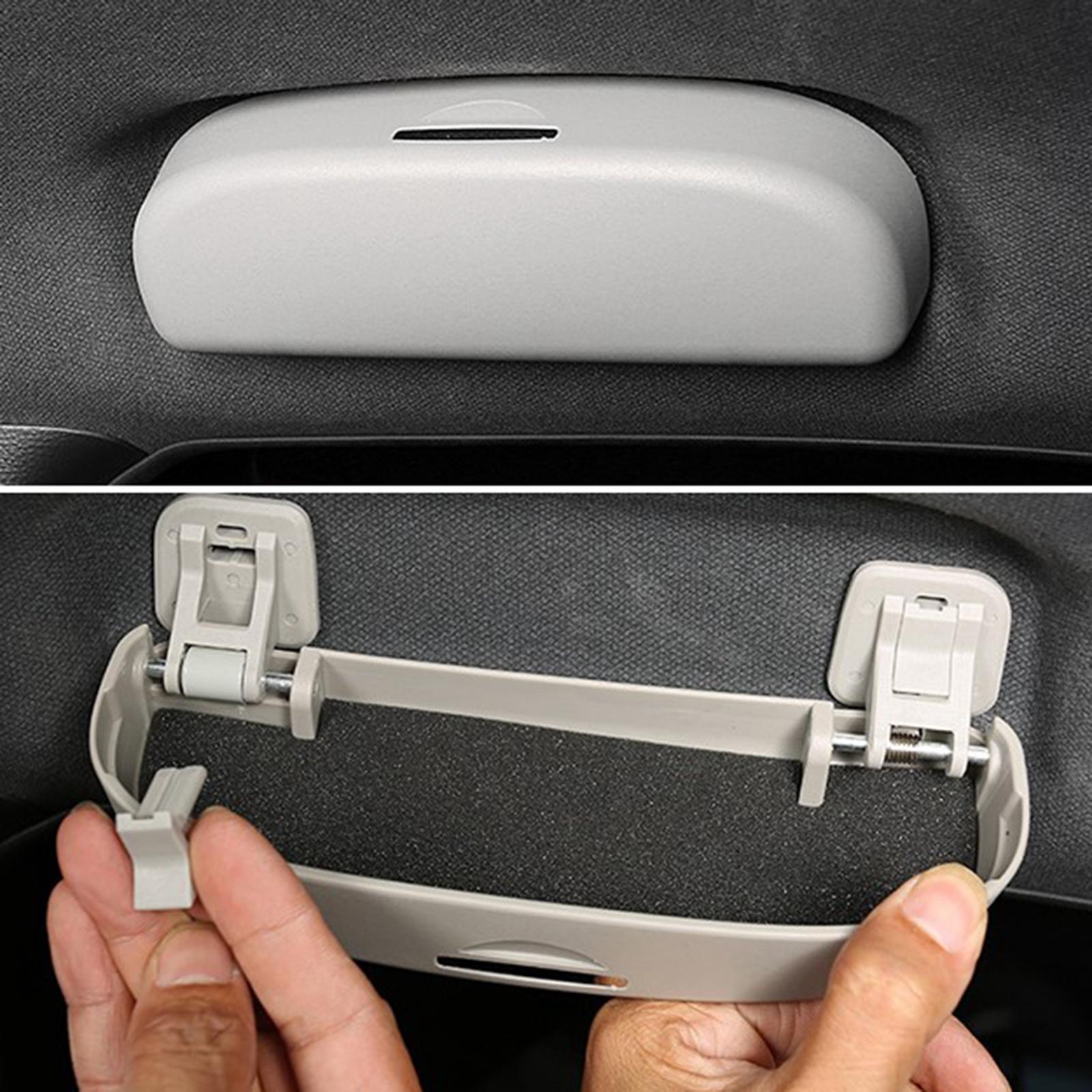 Car Sun Visor Glasses Storage Case Box Ticket Holder Fit Toyota RAV4 Camry Corolla CHR