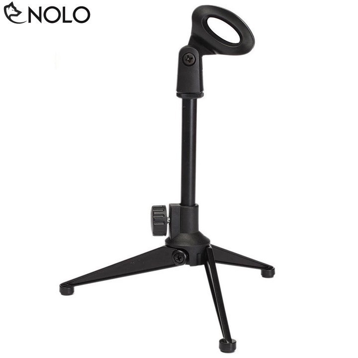 GIÁ ĐỠ MICRO 3 CHÂN KẸP ĐỂ BÀN MICROPHONE STANDS XẾP GỌN ĐA NĂNG CHIỀU CAO TỐI ĐA 24CM