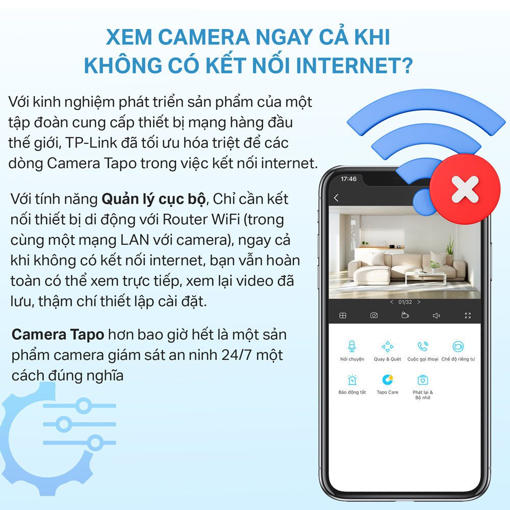 Camera IP Wifi TP-Link Tapo C200 Full HD 1080P Giám sát An Ninh - Hàng Chính Hãng